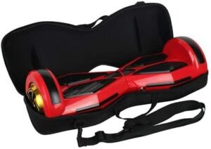 sac de transport pour hoverboard rouge avec laniere