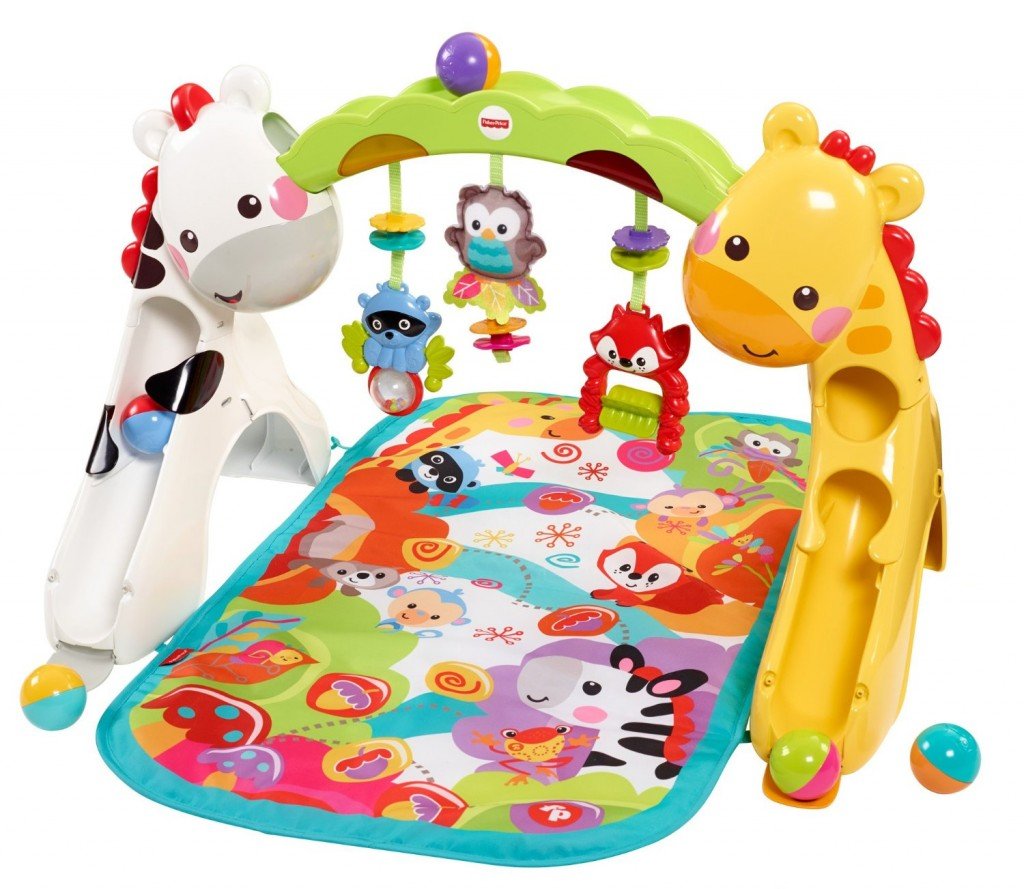 Tapis d'éveil évolutif musical pour bébé avec arches de jeux et piano à