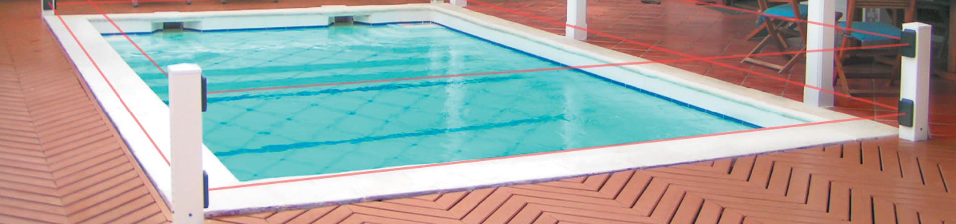 alarme de piscine moderne