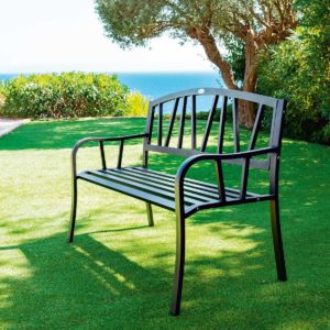 banc de jardin en metal