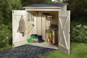 armoire de jardin petit en bois