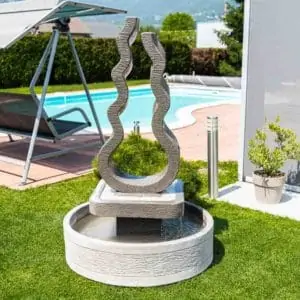fontaine de jardin moderne