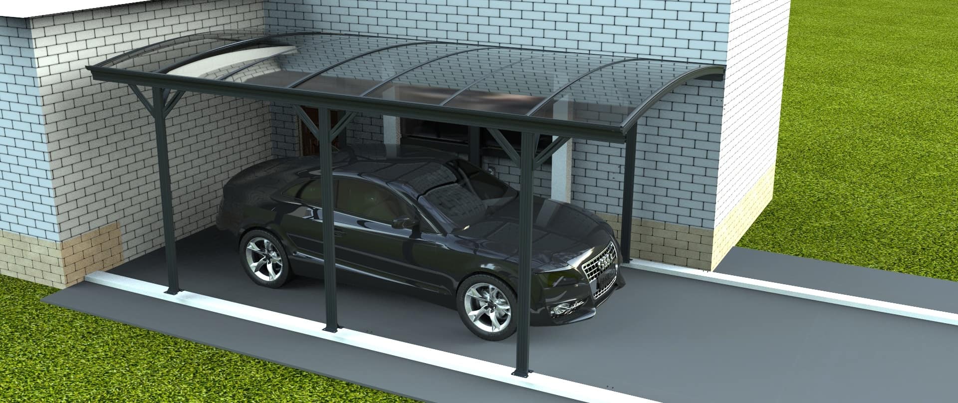 abri de voiture moderne
