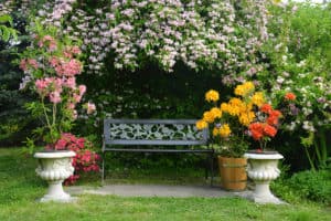 banc pour le jardin 