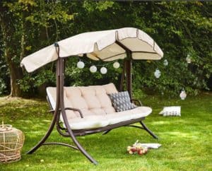 balancelle de jardin comfortable