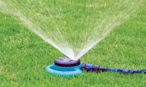 arroseur automatique dans le jardin