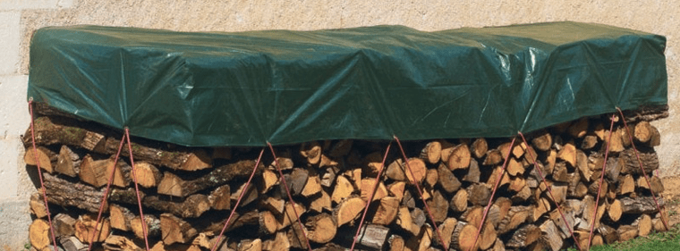 bâche de protection verte
