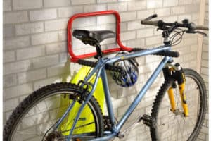 porte-vélo mural compacte