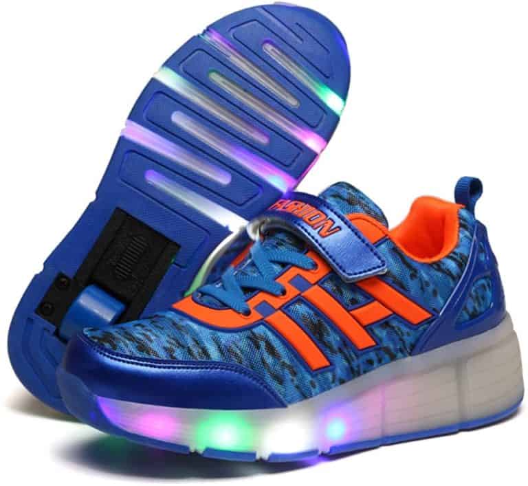 Chaussures à Roulettes Rétractables Pour Enfants Et Ados - Basket Roller 2 En 1 - Modèle Garçon/fille