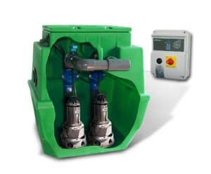 pompe de relevage double
