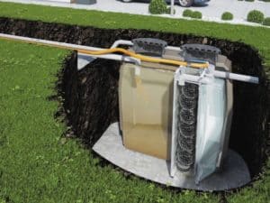 pompe de relevage sous terrain