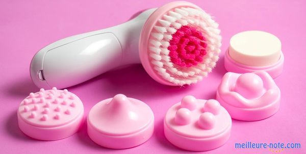 Une brosse nettoyage du visage avec ces accessoires 