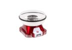 Une machine à barbe à papa de couleur rouge