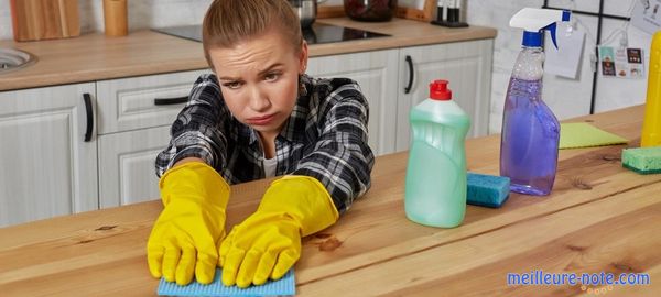 Une femme qui est épuisé