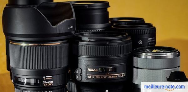 des objectifs Nikon noir