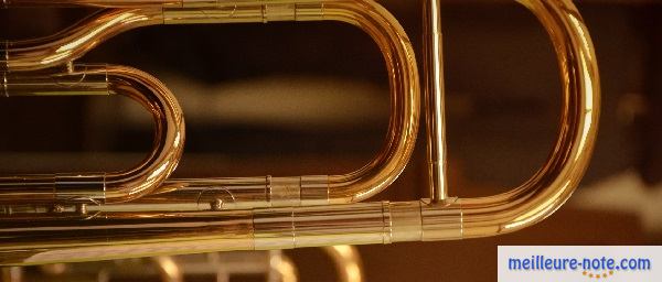 Un beau trombone doré