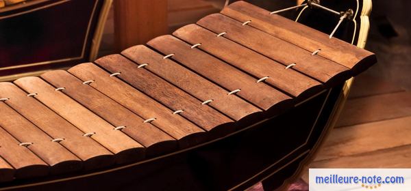 un xylophone en bois