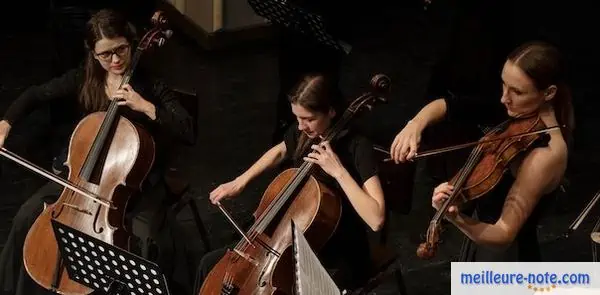 trois femmes musiciennes du violon