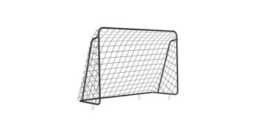 une cage de foot en couleur noir