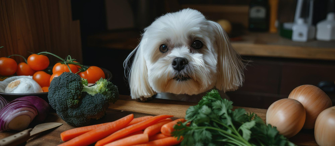 Légume pour chien