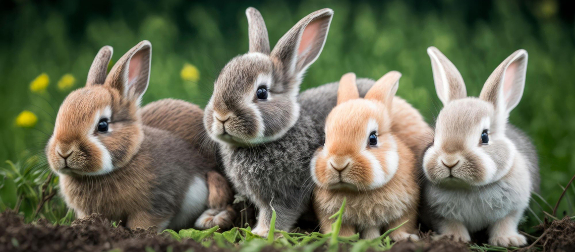 différentes races de lapin