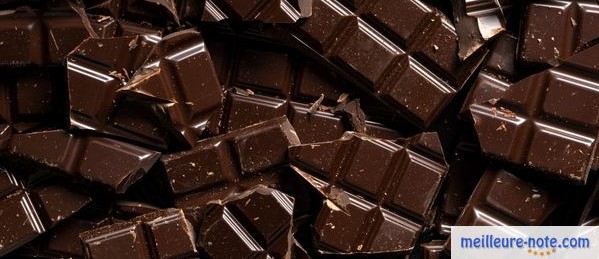 des tablettes de chocolat