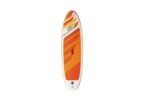 une planche de surf gonflable orange