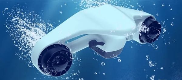 un scooter sous marin blanc 